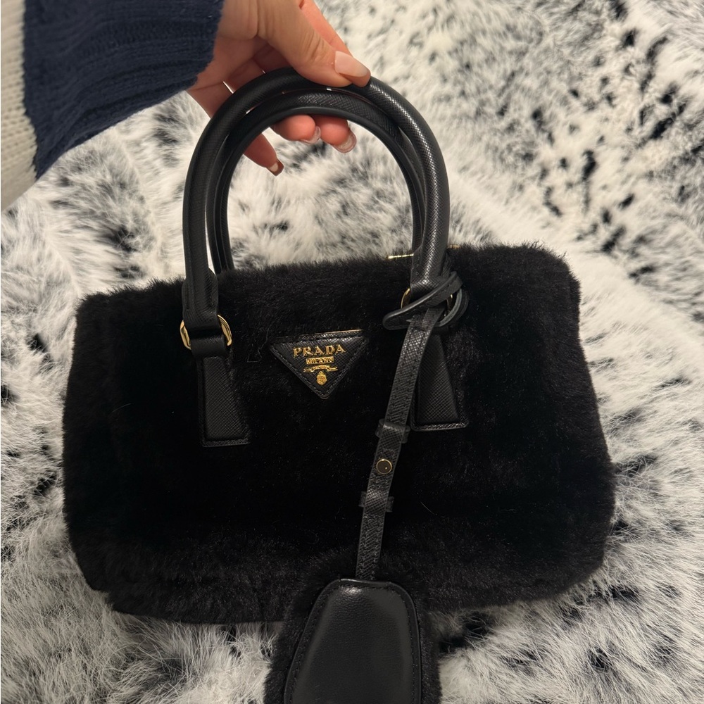 Black Fur purse